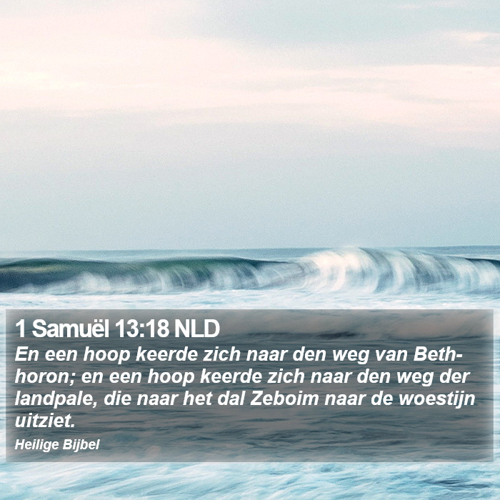 1 Samuël 13:18 NLD Bible Study