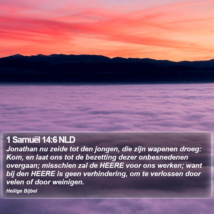 1 Samuël 14:6 NLD Bible Study