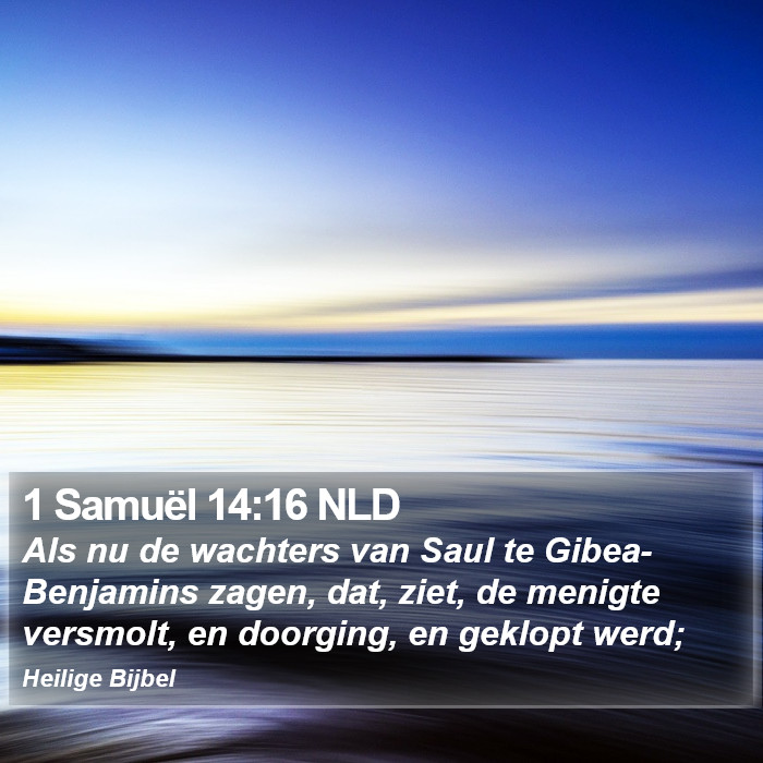 1 Samuël 14:16 NLD Bible Study