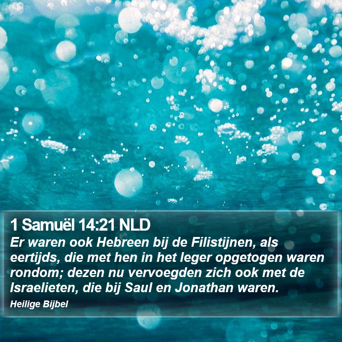 1 Samuël 14:21 NLD Bible Study