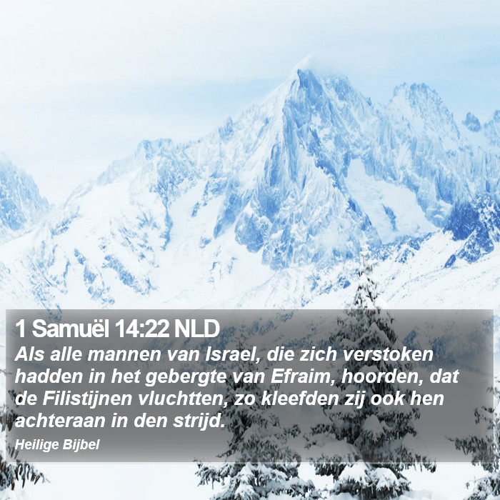 1 Samuël 14:22 NLD Bible Study