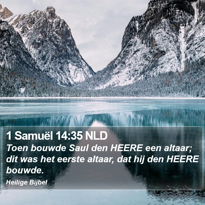 1 Samuël 14:35 NLD Bible Study