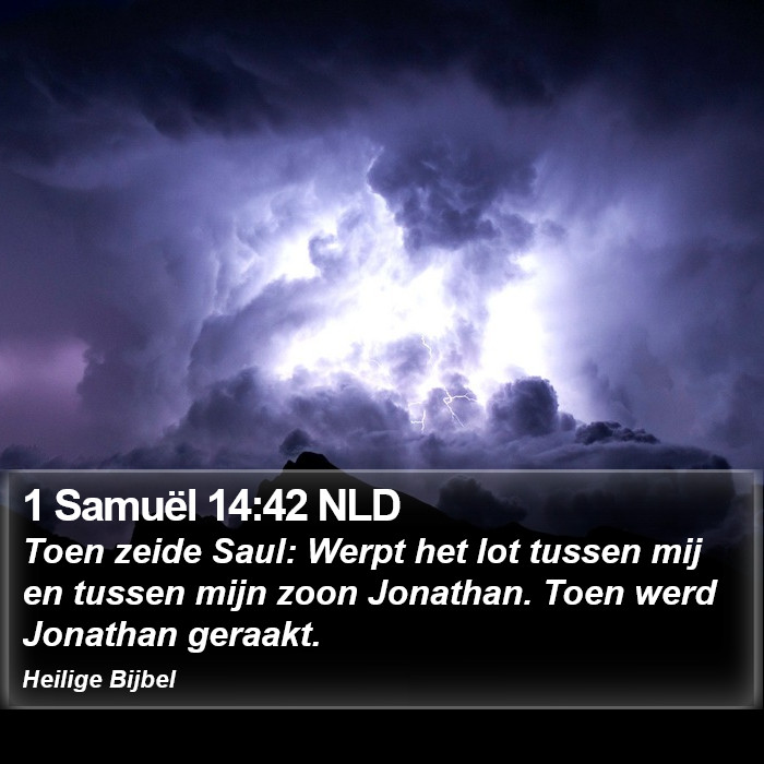 1 Samuël 14:42 NLD Bible Study