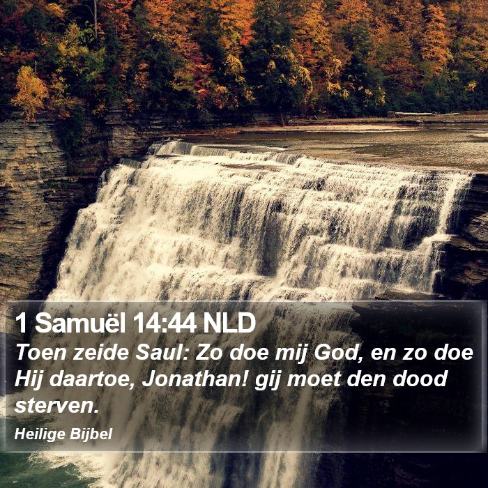 1 Samuël 14:44 NLD Bible Study