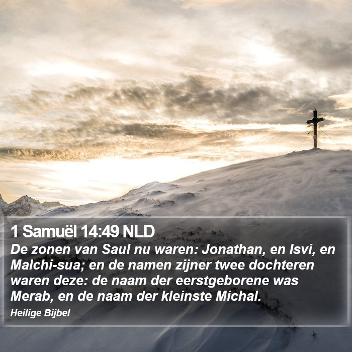 1 Samuël 14:49 NLD Bible Study