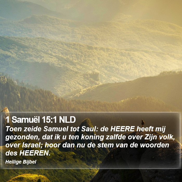 1 Samuël 15:1 NLD Bible Study