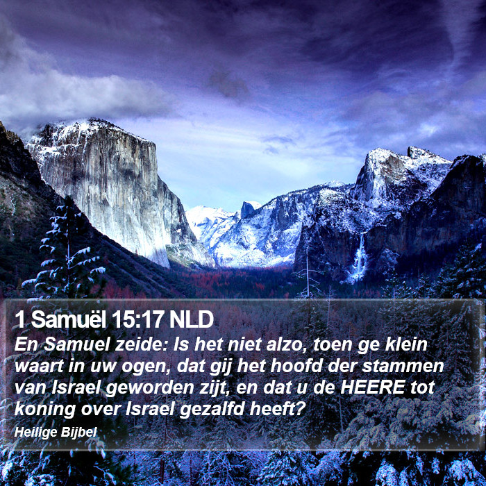 1 Samuël 15:17 NLD Bible Study