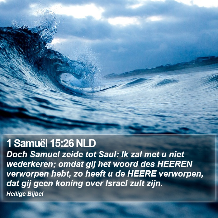 1 Samuël 15:26 NLD Bible Study