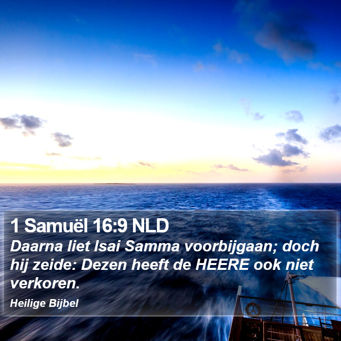 1 Samuël 16:9 NLD Bible Study