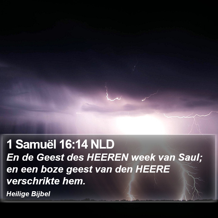 1 Samuël 16:14 NLD Bible Study