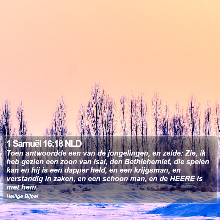 1 Samuël 16:18 NLD Bible Study