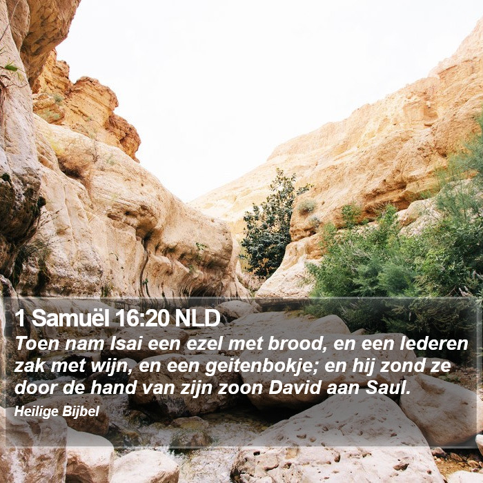 1 Samuël 16:20 NLD Bible Study