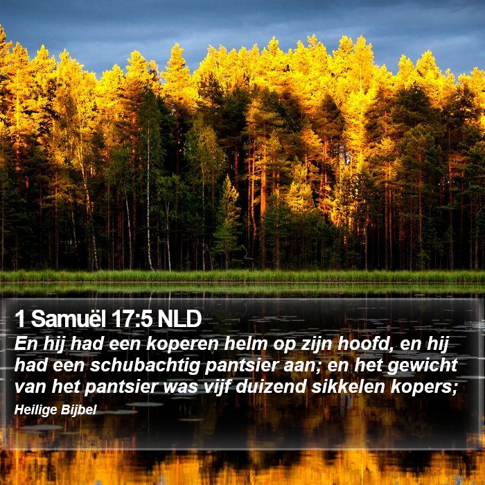 1 Samuël 17:5 NLD Bible Study