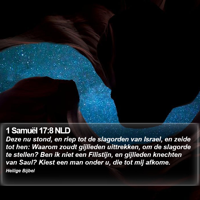 1 Samuël 17:8 NLD Bible Study