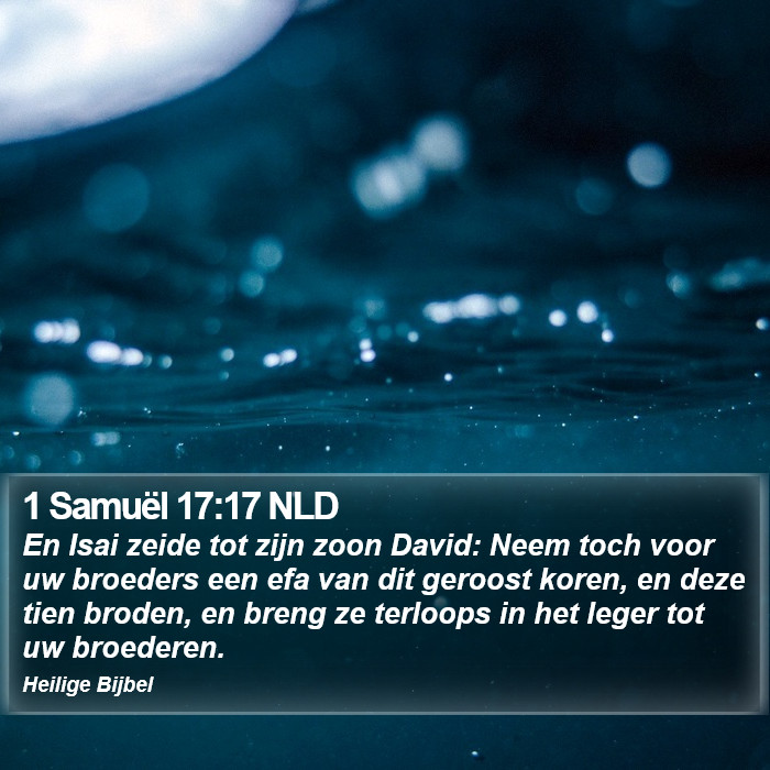 1 Samuël 17:17 NLD Bible Study