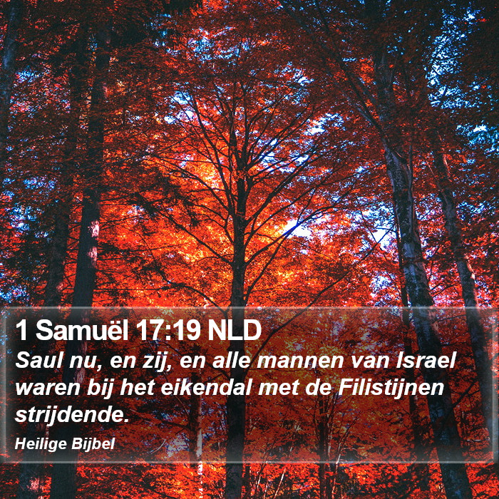 1 Samuël 17:19 NLD Bible Study