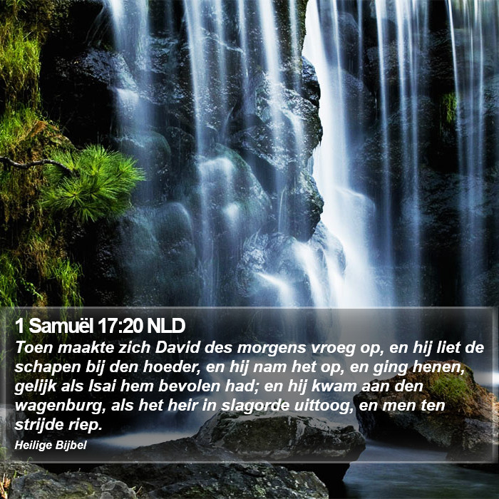 1 Samuël 17:20 NLD Bible Study