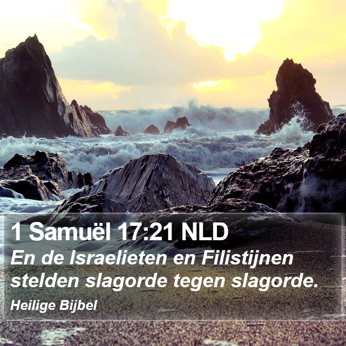 1 Samuël 17:21 NLD Bible Study