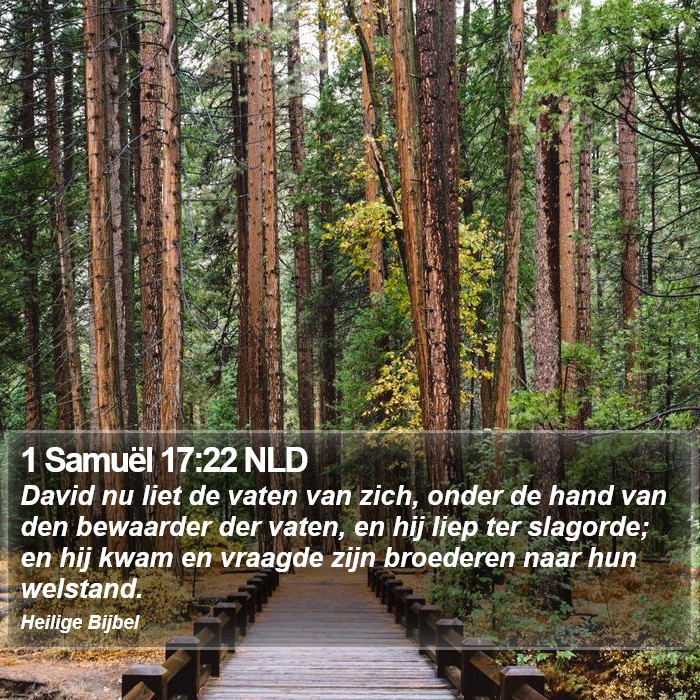 1 Samuël 17:22 NLD Bible Study