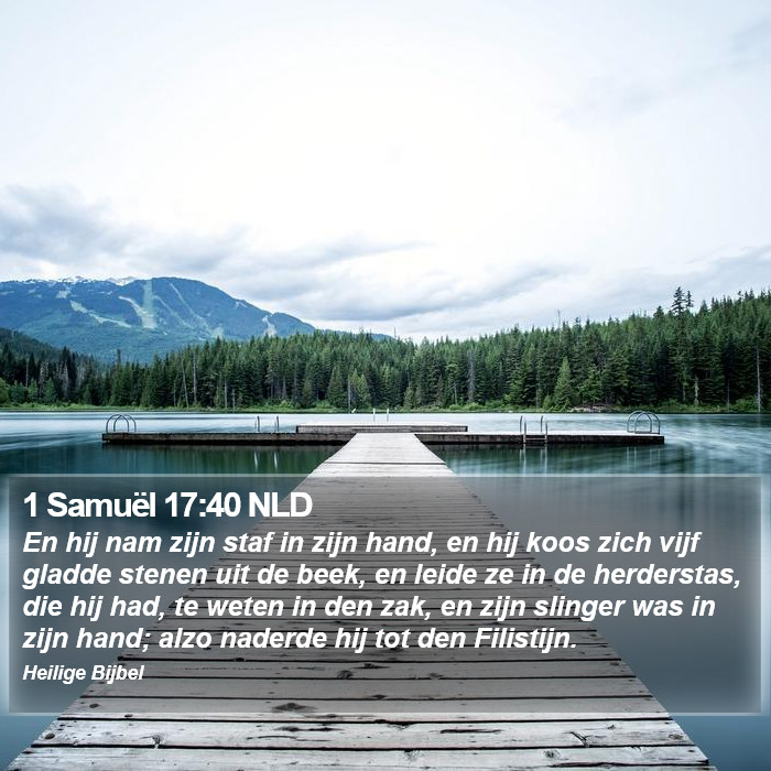 1 Samuël 17:40 NLD Bible Study