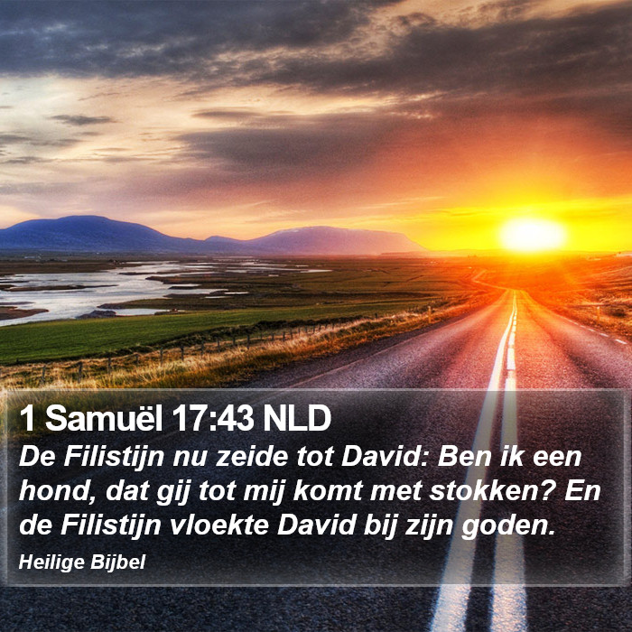 1 Samuël 17:43 NLD Bible Study