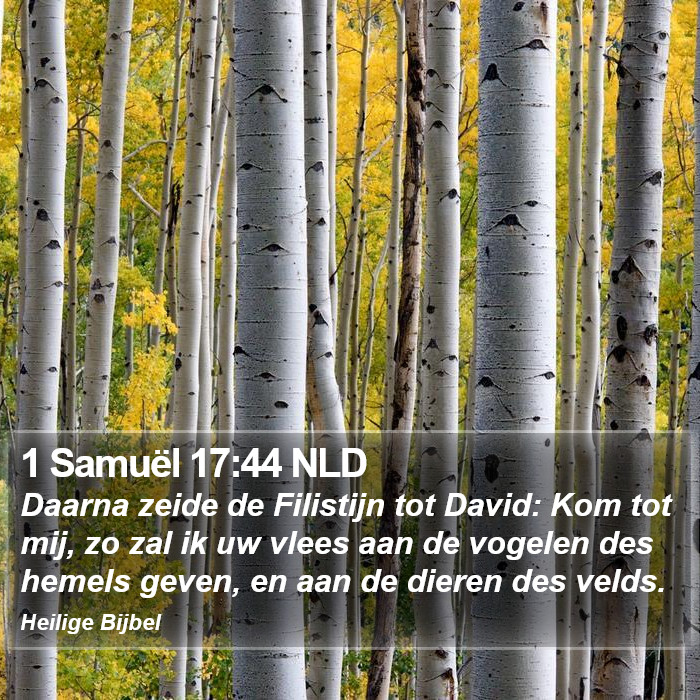 1 Samuël 17:44 NLD Bible Study