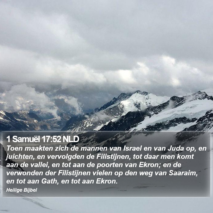 1 Samuël 17:52 NLD Bible Study