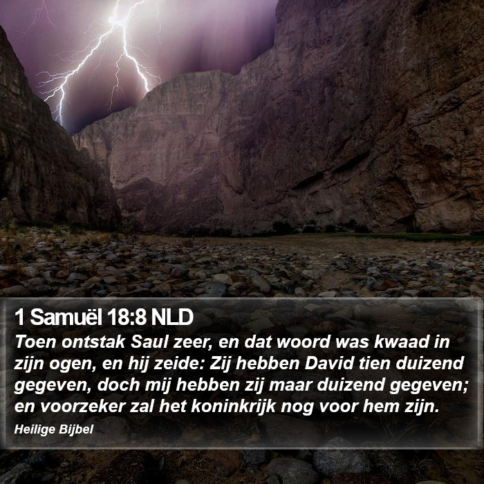 1 Samuël 18:8 NLD Bible Study