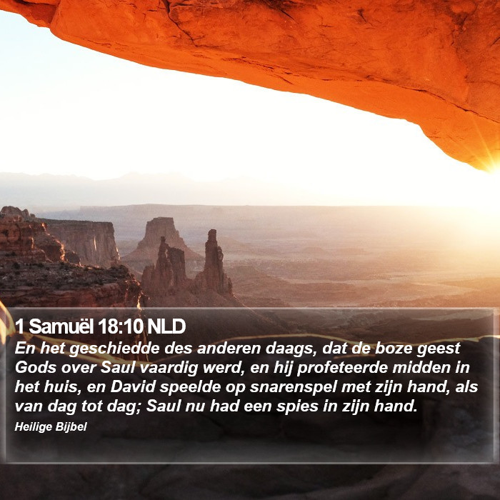 1 Samuël 18:10 NLD Bible Study