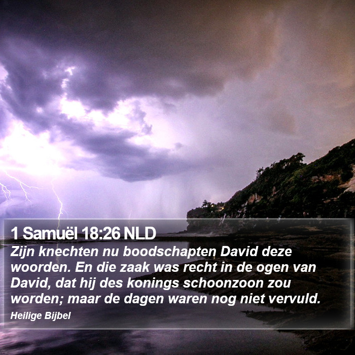 1 Samuël 18:26 NLD Bible Study