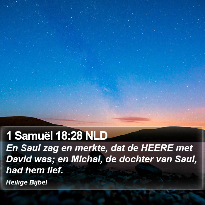 1 Samuël 18:28 NLD Bible Study