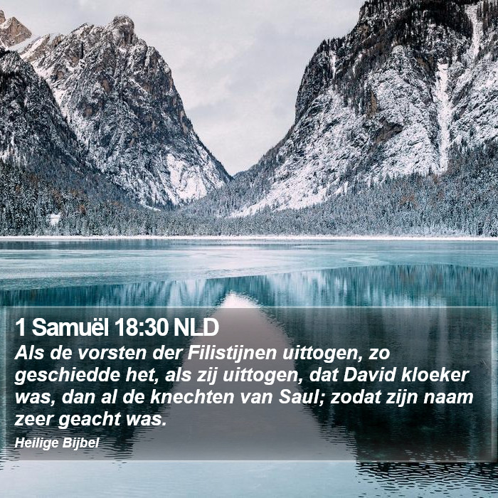 1 Samuël 18:30 NLD Bible Study