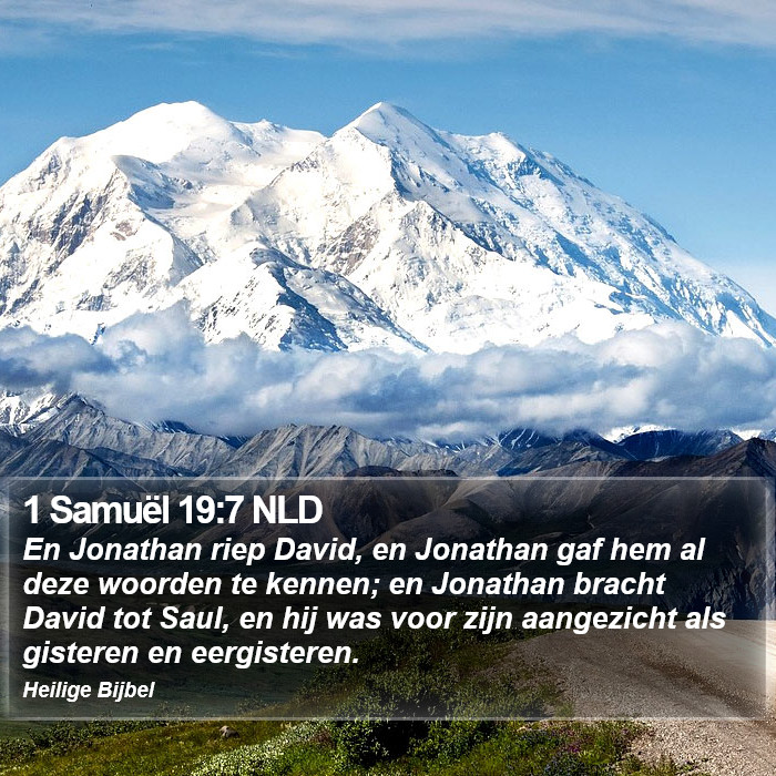 1 Samuël 19:7 NLD Bible Study