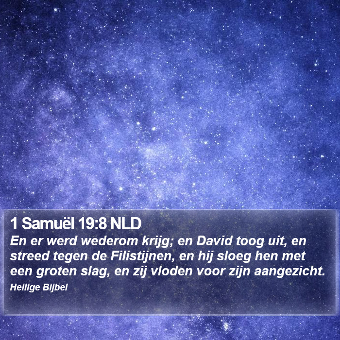 1 Samuël 19:8 NLD Bible Study