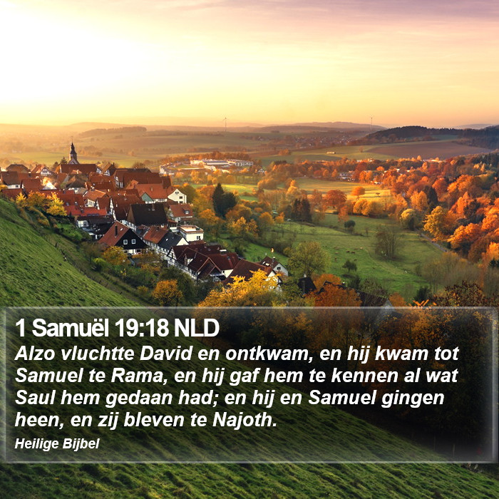 1 Samuël 19:18 NLD Bible Study