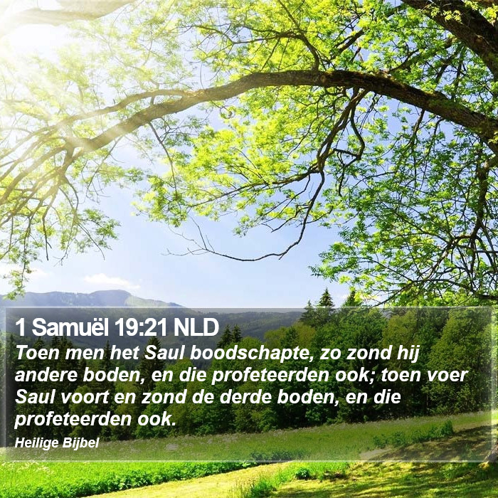 1 Samuël 19:21 NLD Bible Study