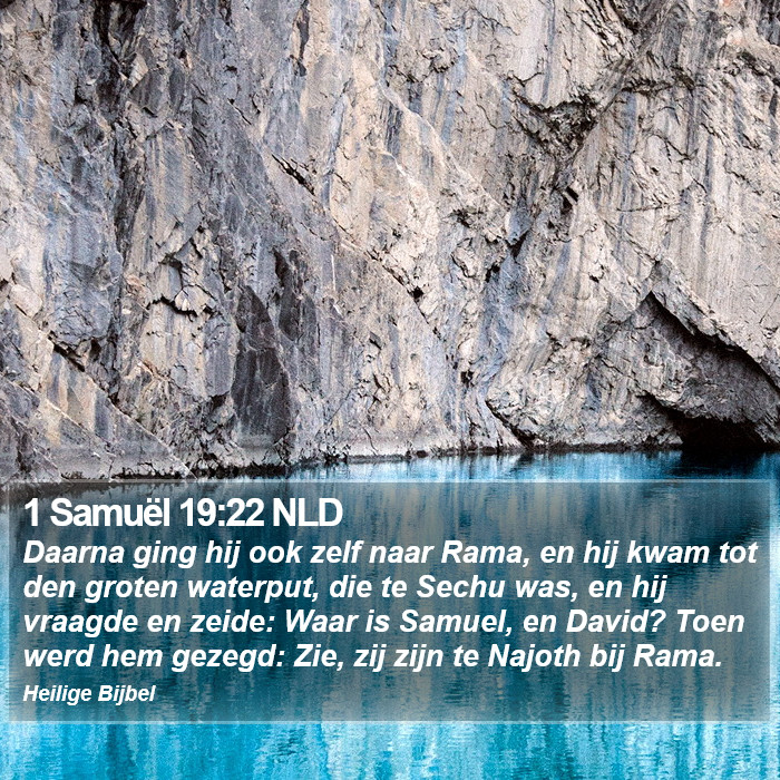 1 Samuël 19:22 NLD Bible Study