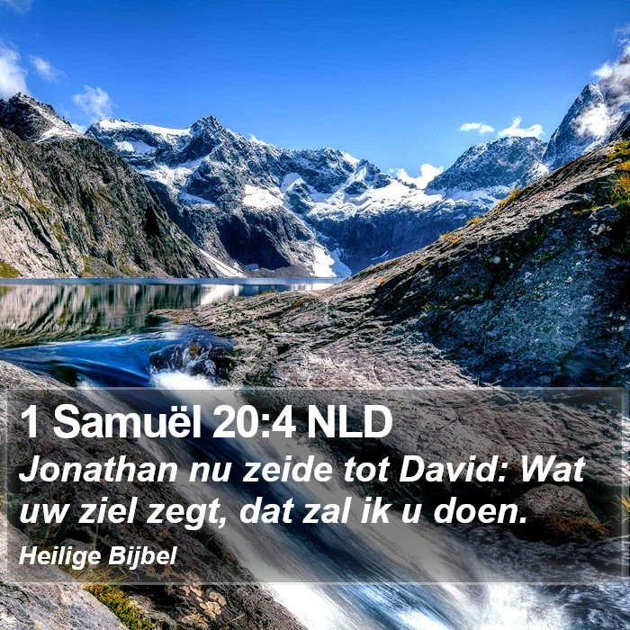 1 Samuël 20:4 NLD Bible Study