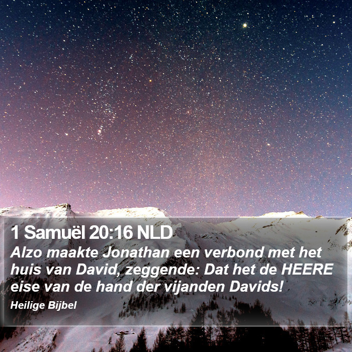 1 Samuël 20:16 NLD Bible Study