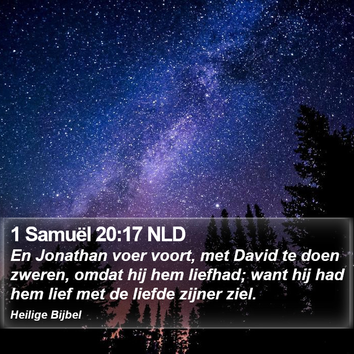 1 Samuël 20:17 NLD Bible Study