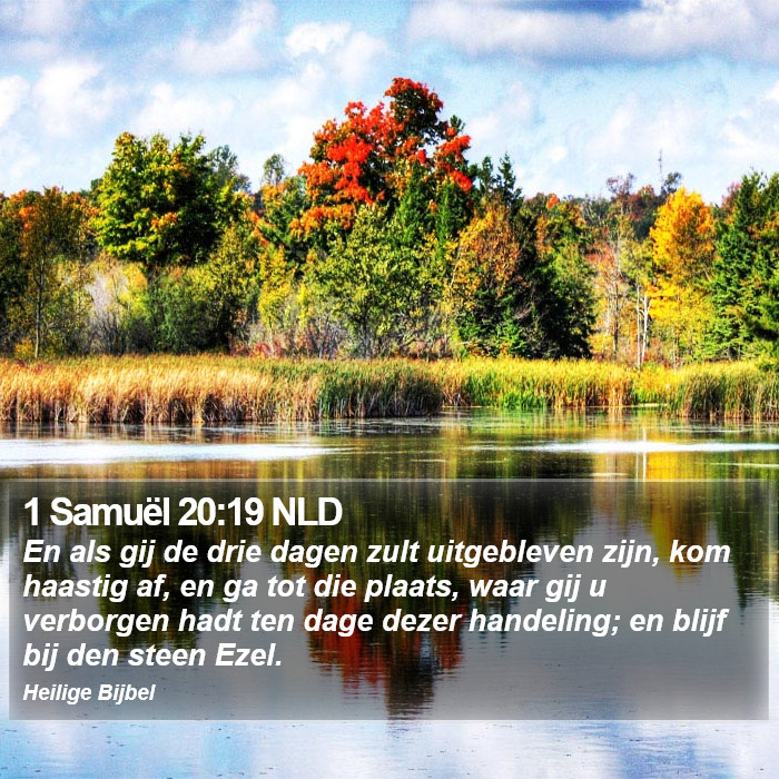 1 Samuël 20:19 NLD Bible Study