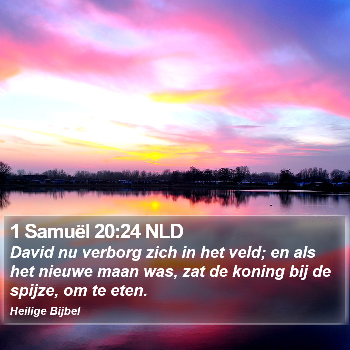 1 Samuël 20:24 NLD Bible Study