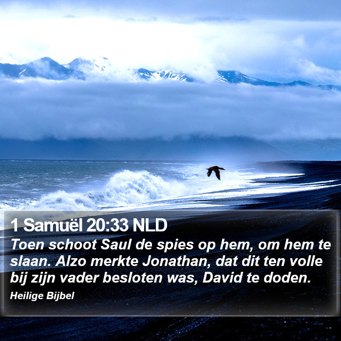 1 Samuël 20:33 NLD Bible Study