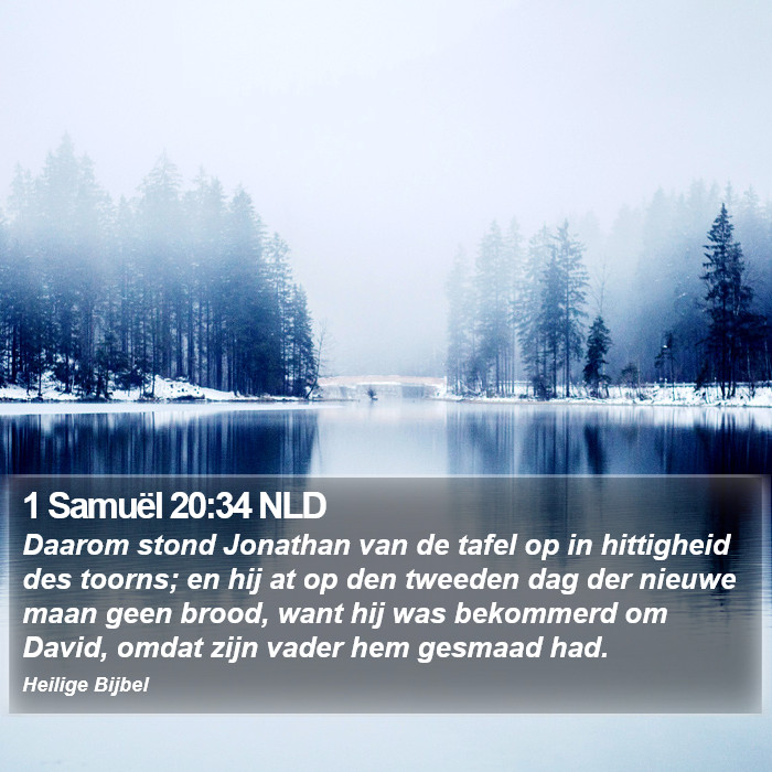 1 Samuël 20:34 NLD Bible Study