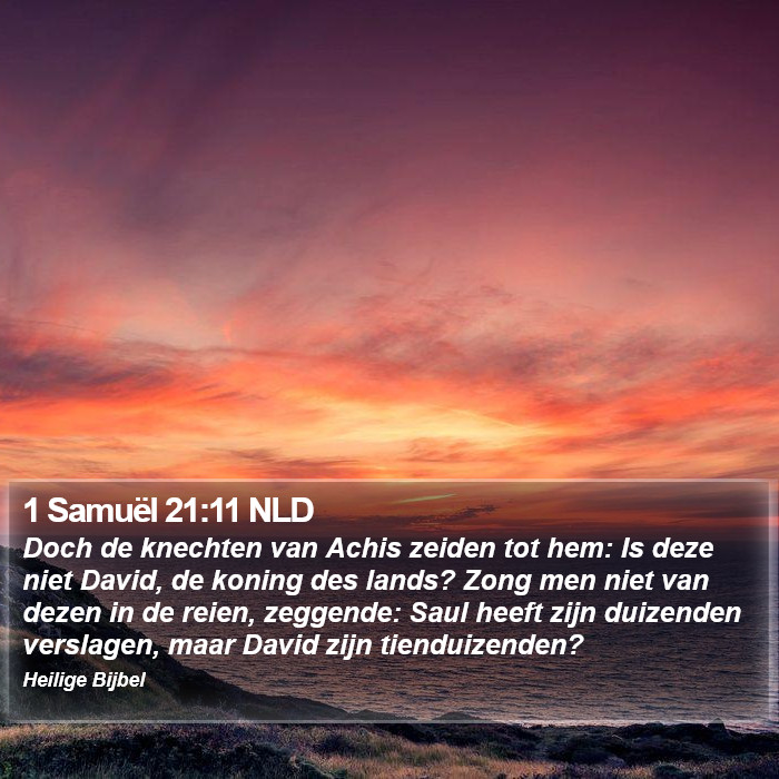 1 Samuël 21:11 NLD Bible Study