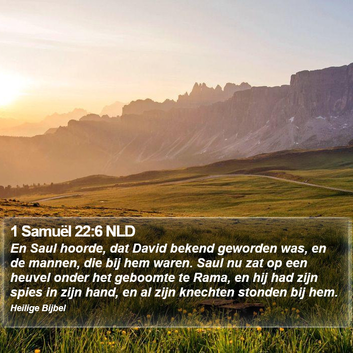 1 Samuël 22:6 NLD Bible Study