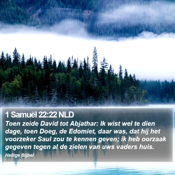 1 Samuël 22:22 NLD Bible Study