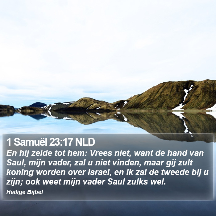 1 Samuël 23:17 NLD Bible Study