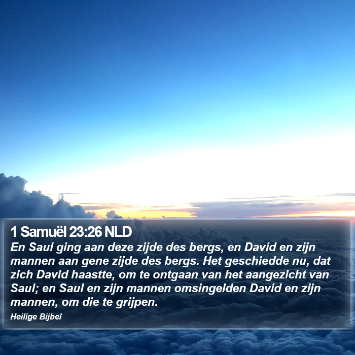 1 Samuël 23:26 NLD Bible Study