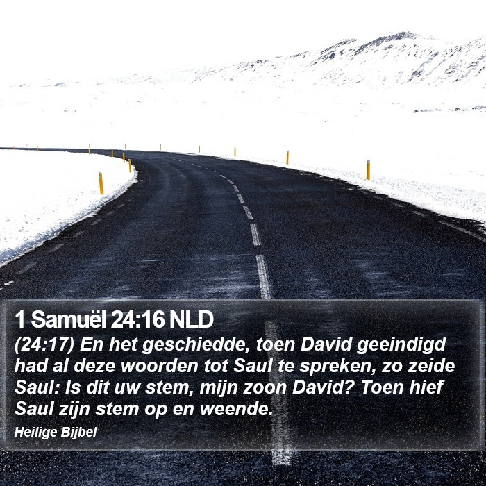 1 Samuël 24:16 NLD Bible Study